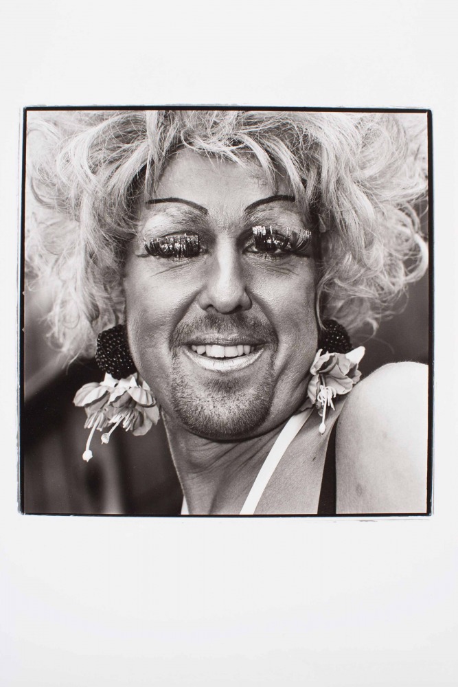 Gay Pride, London. Street Portraiture on Rolleiflex. 3.5mm Lens. The preferred camera of Diane Arbus