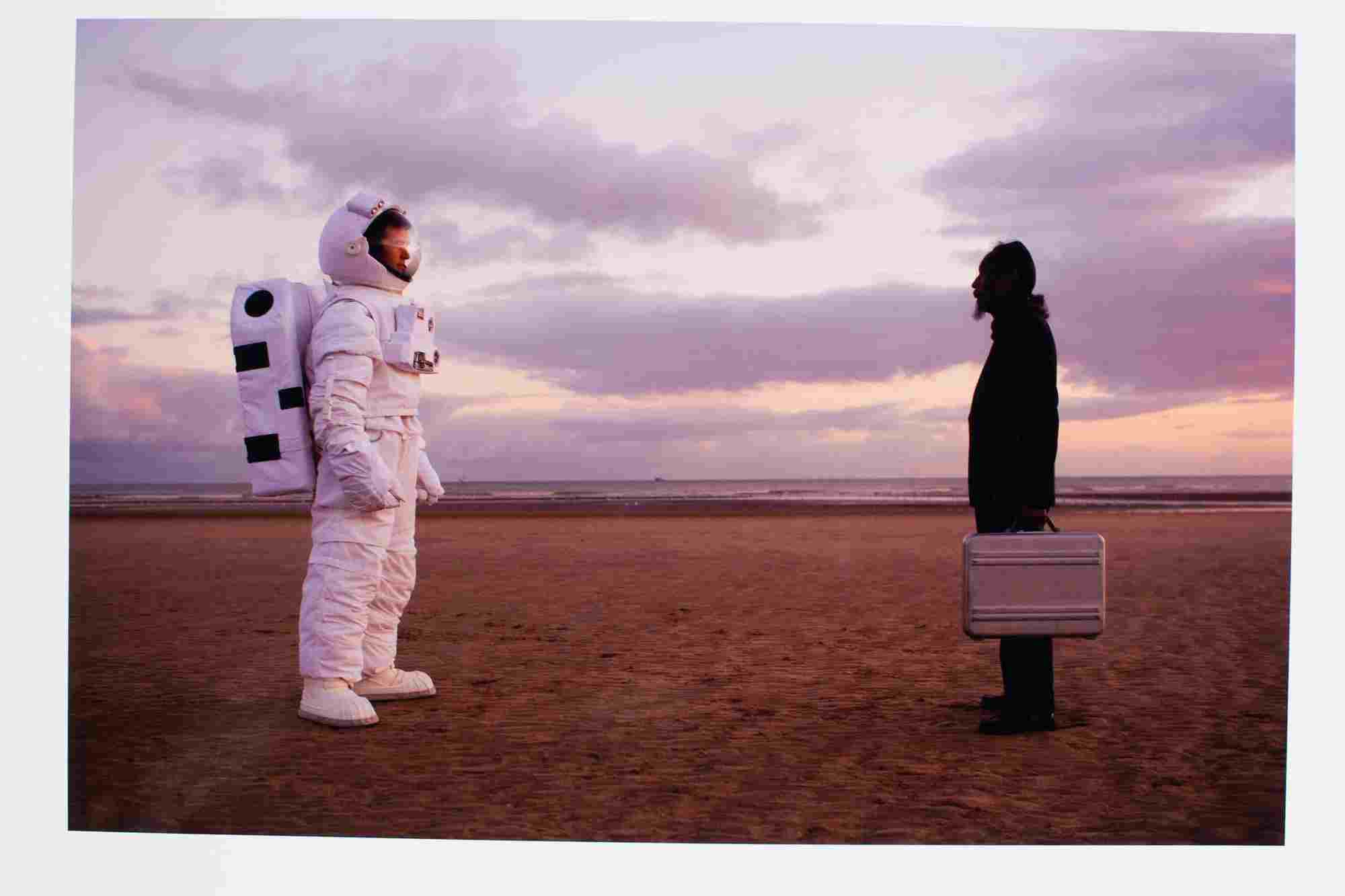 Apollo Spaceman On-the-Beach. erproductionsltd, Photographicworkshopslondon.com, GettyIMages, Darkroom and film photography courses London